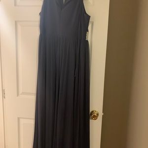 Formal grey dress (looks blue in pics)